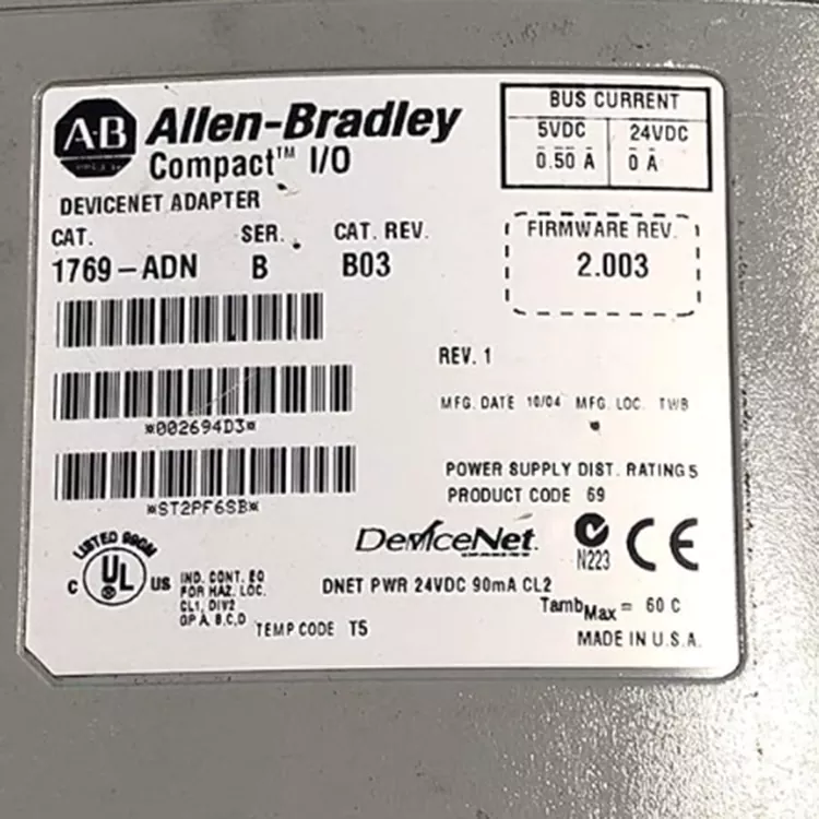 Allen Bradley 1769 ADN